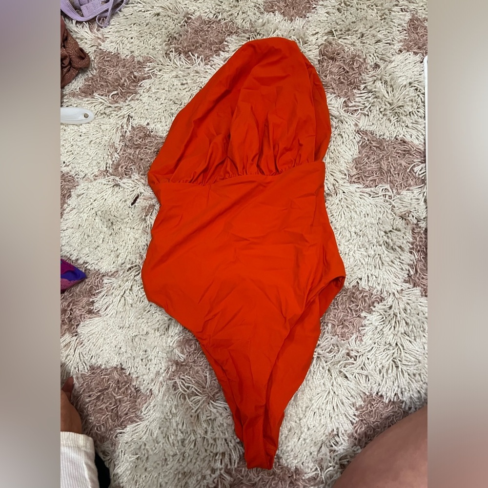 Women's One-Piece Swimsuit - Bold Red